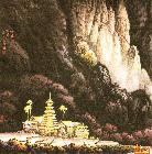 金色侗寨(中国画)